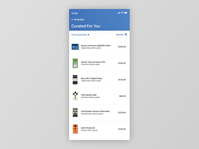 Figma #DailyUI #091 Curated For You app app concept curated for you dailyui design e commerce ecommerce figma flat interface items products shop ui ux