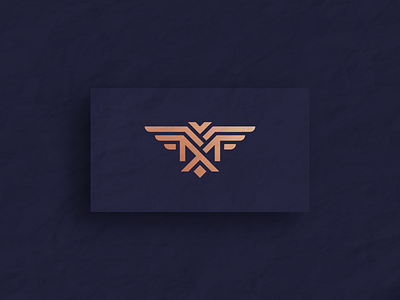 Luxury Monogram M Bird logo