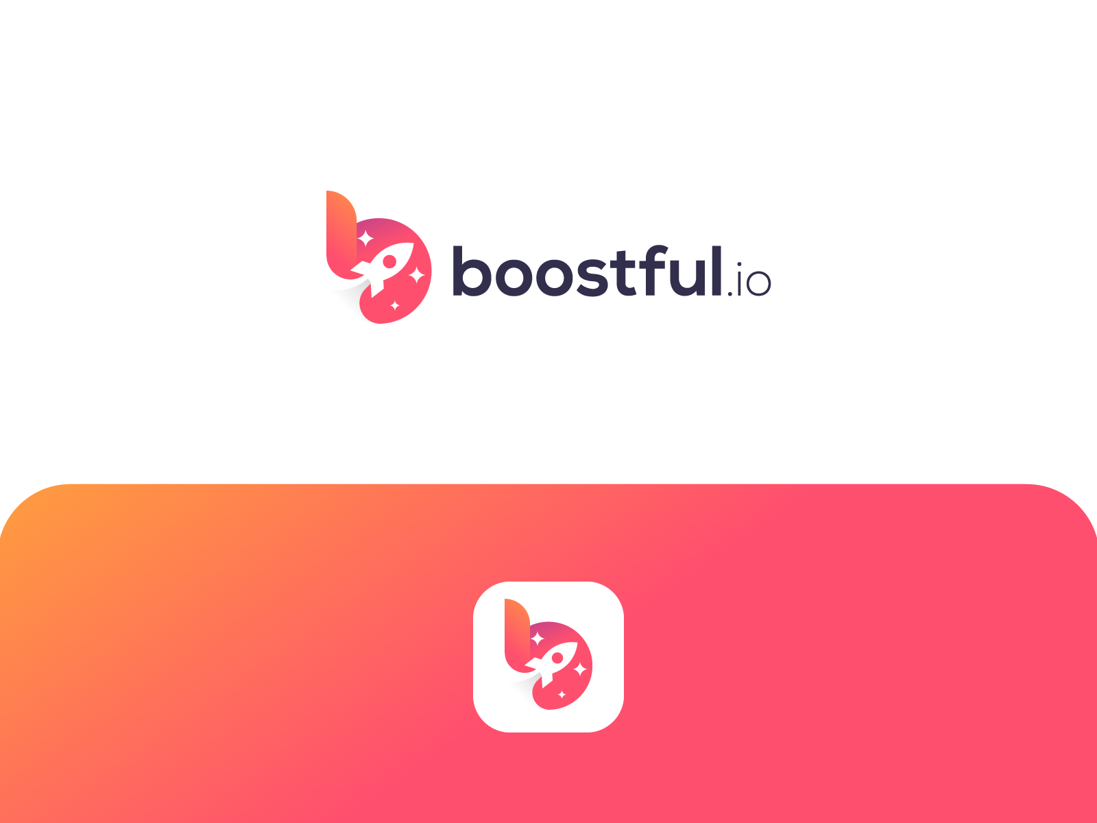 Rocket Boost B Lettermark Logo By Bojan Sandic On Dribbble