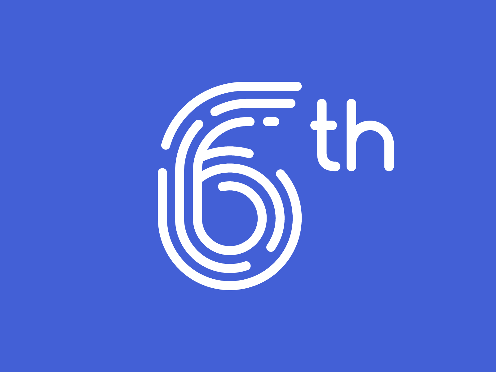 Creative 6th logo design by Bojan Sandic on Dribbble