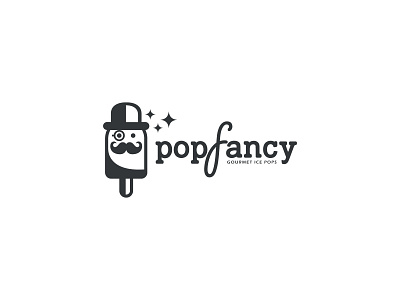 Popsicle Ice Pop Logo creative creativelogo flat flatlogo funlogo gentleman icecream icecreamlogo icepop icepoplogo logo logodesign moustache mr popsicle popsiclelogo popsicles