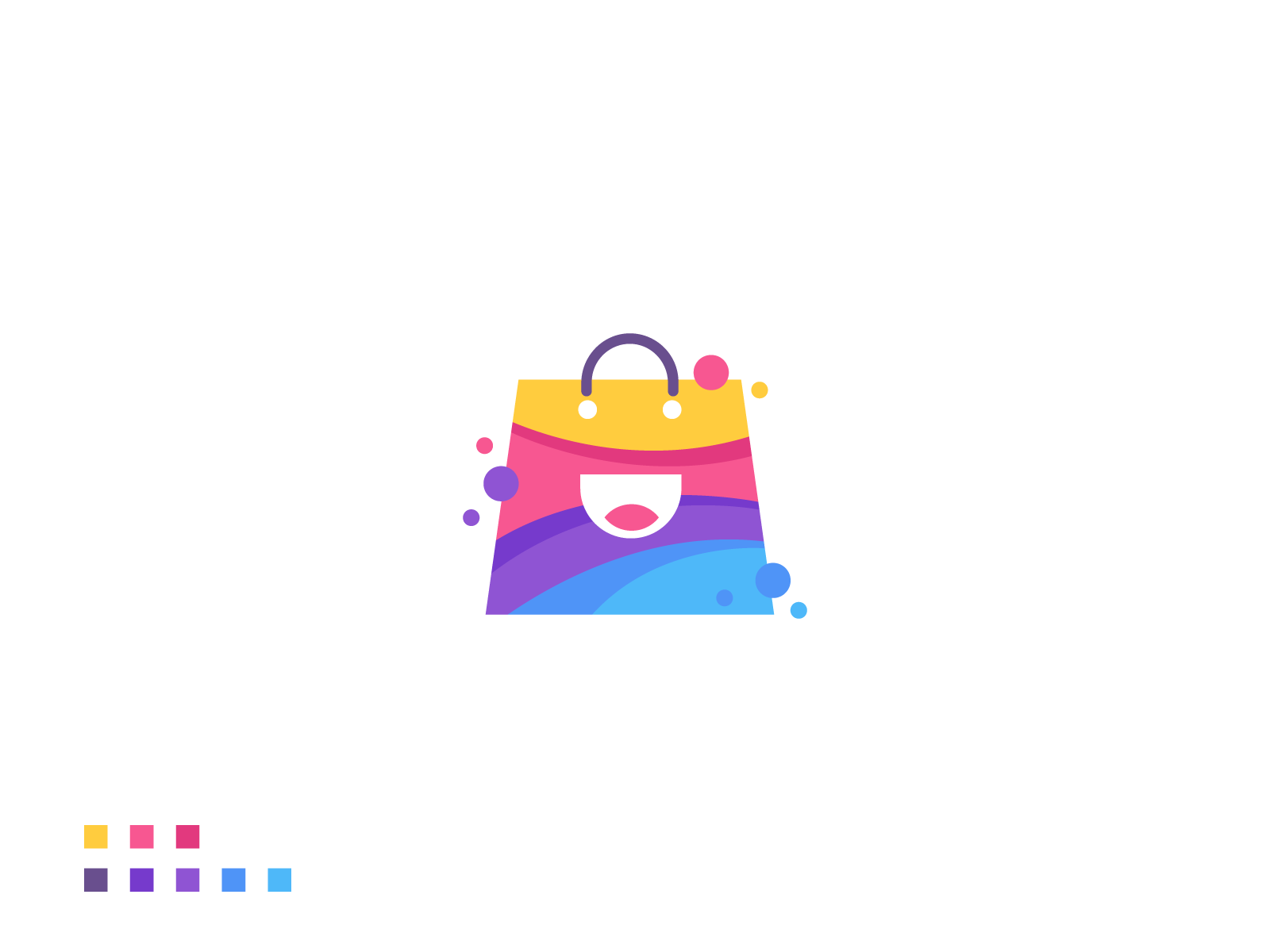 Creative Shopping Bag Logo by Bojan Sandic on Dribbble