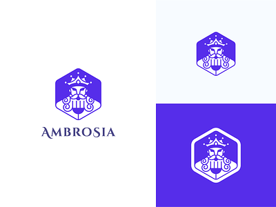 Ambrosia Food of Greek Gods Logo