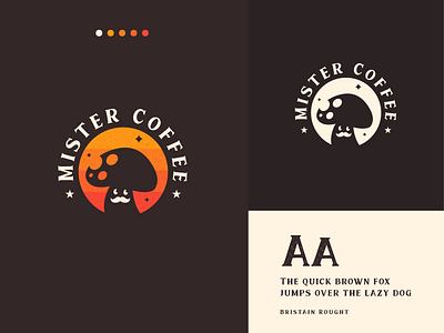 Coffee Shop Logo amsterdam character design coffee coffee bean coffee cup coffee logo coffee shop coffee shop logo coffeeshop graphicdesign logodesign modern logo mushroom mushrooms