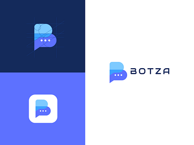 Botza Chatbot Logo Design blogo bot branding chat chatbot letterb logo design logodesigner logoinspiration logotype modern