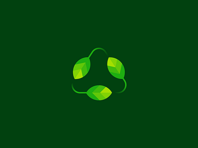 Recycle Leaf Logo Design