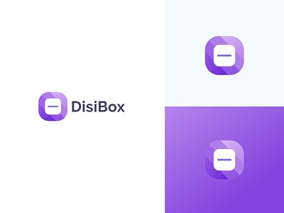 DisiBox Logo Design air box branding creative design disinfection graphicdesign logo logodesign logoinspiration minimal purifying ultraviolet uv
