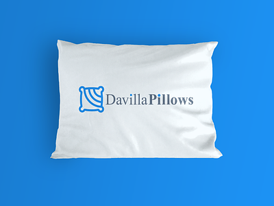 Davilla Pillows pillow logo design