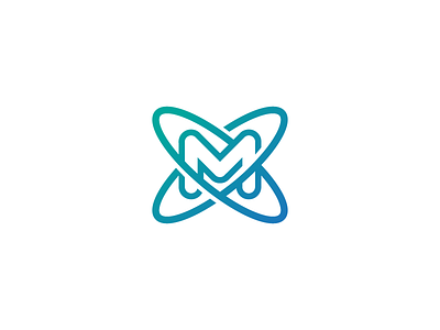 Moovalist - Logo Design letter M atom design letter letters logo m monogram pictogram word