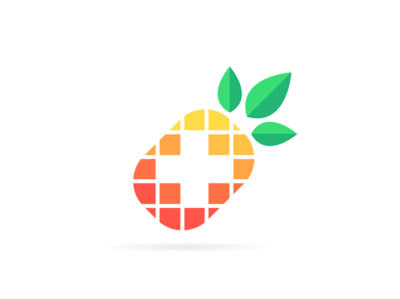 ananas health logo design