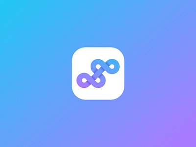 Abstract S logo design blue creative flat gradient icon icon design letter lettermark logo logodesign logodesigner logodesigns modern purple s slogo