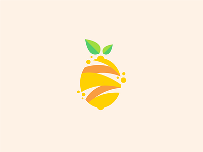 Lemon Fruit modern logo design