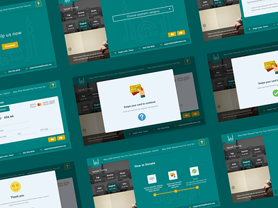 Kiosk Design design donation kiosk mosque uidesign uiux ux design