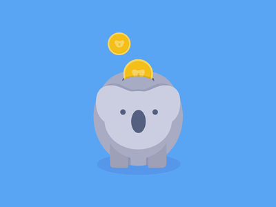 Cutes koalas #3 app design illustration koala ui web