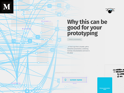Why this can be good for your prototyping · Medium article blog design figma layout medium presentation presentation design prototyping ux wireframing