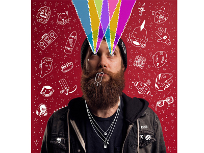 Beard Doodle beard doodle illustration photography