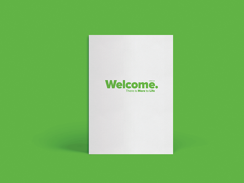 Welcome Flyer option 2 branding catholic christ christianity graphic design minimalism retreat typography welcome