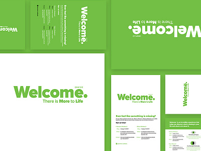 Welcome Marketing Kit branding graphic design marketing minimalism posters print on demand typography