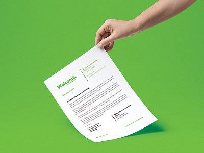 Welcome Letterhead