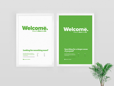 Welcome posters branding catholic christian graphic design identity versioning