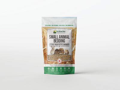 Small Animal Bedding animals bag branding canadian design natural package package design packaging