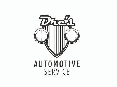 Dre's Automotive Service automotive branding car illustration logo logo design vector