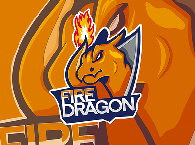 Dragon branding dragons esports fire illustration logos vector vectors