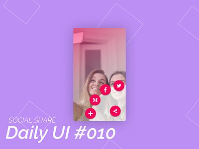 Daily Ui #010 Social Share 010 apps dailui daily daily 100 challenge dailyui socialshare ui ux design uid