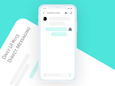 Daily UI #013 Direct Messaging