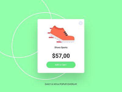 Daily UI #016 Pop-Up / Overlay