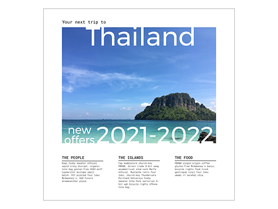 Roboto Mono & Montserrat brochure font pairing fonts google fonts montserrat roboto mono tailandia thailand trips viajes