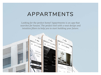Appartments apartment hunting apartments app application clean house house sale minimalist design mobile mobile app white