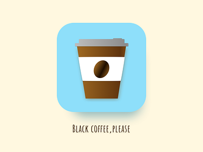 DailyUI #005 - App icon 005 app icon coffee coffee app daily ui challenge dailyui dailyui 005 icon