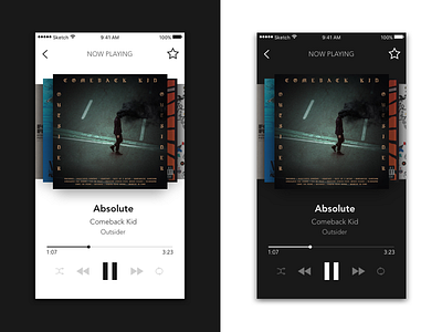 DailyUI #009 - Music player 009 daily ui challenge dailyui dailyui 009 music music player player