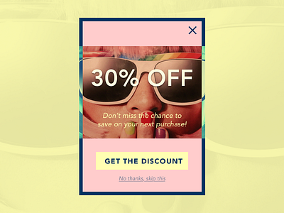 DailyUI #016 - Pop-Up / Overlay