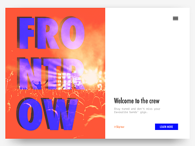 DailyUI #023 - Onboarding 023 daily ui dailyui dailyui 023 live music music onboarding welcome