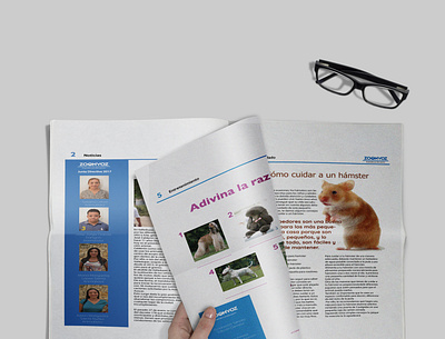 Diseño editorial de periodico. branding graphic design illustration newspaper