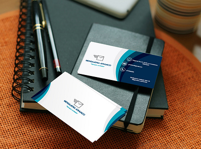 Tarjeta de presentación. branding business card logo