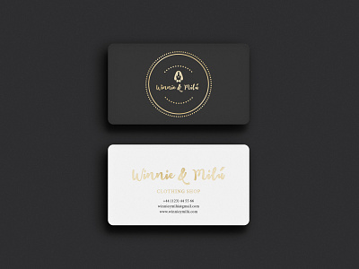 Diseño de tarjeta de presentación para marca de ropa. by Dayana Arrieta  Sierra on Dribbble