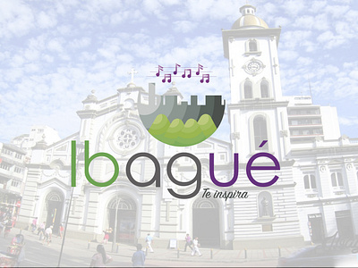 Diseño de logo ciudad Ibagué. branding design graphic design illustration logo