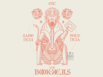 Book of Kells branding design illustration lettering logo type typography vector