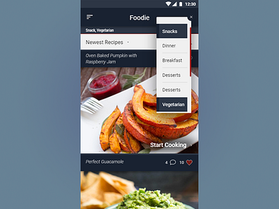 Daily Ui #027 Dropdown