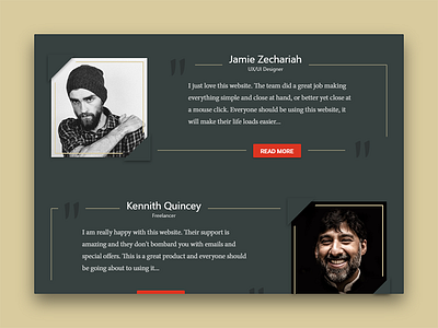 Daily Ui 039 Testimonials 039 daily ui design testimonials ui ux