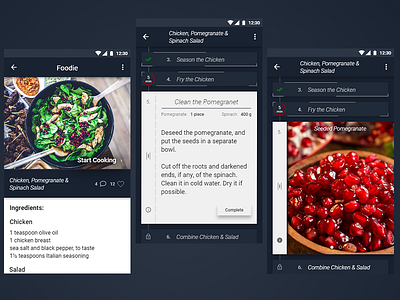 Daily Ui #040 Recipe 040 daily ui design recipe ui ux