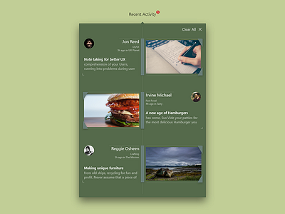 Daily Ui #047 Activity Feed 047 activity feed daily ui design ui ux