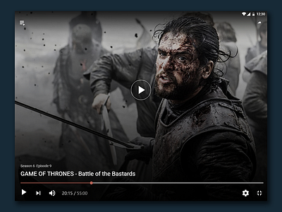 Daily Ui #057 Video Player