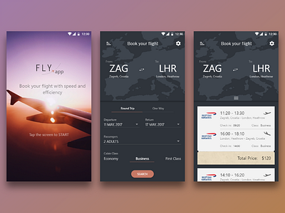 Daily Ui #068 Flight Search