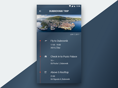 Daily UI #079 Itinerary