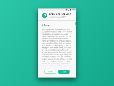 Daily UI #089 Terms Of Service 089 daily ui design terms of service ui ux