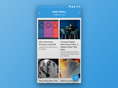 Daily UI #091 Curated For You